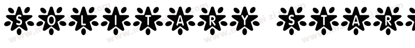 Solitary star字体转换